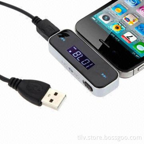 Multi-functional LCD 3.5mm Car Wireless FM Transmitter
